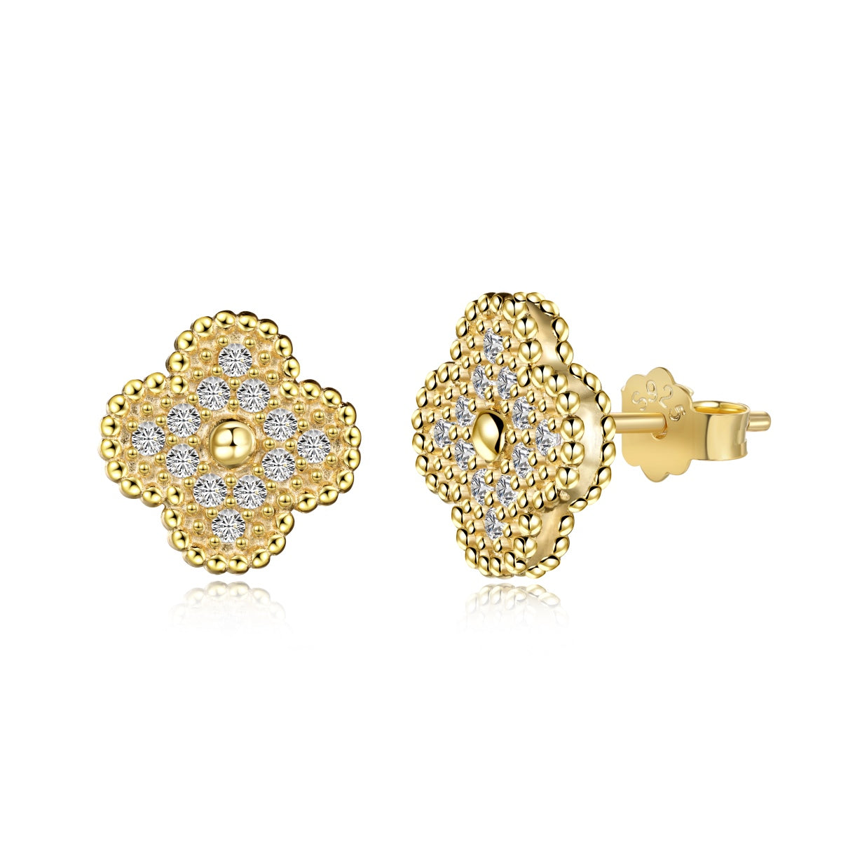 [Violet JW]Four Leaf Clover Fashion Earrings