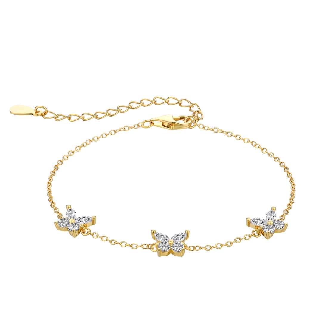 [Violet JW]Radiant Butterfly Shape Necklace