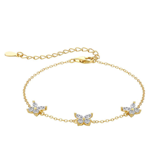 [Violet JW]Radiant Butterfly Shape Necklace