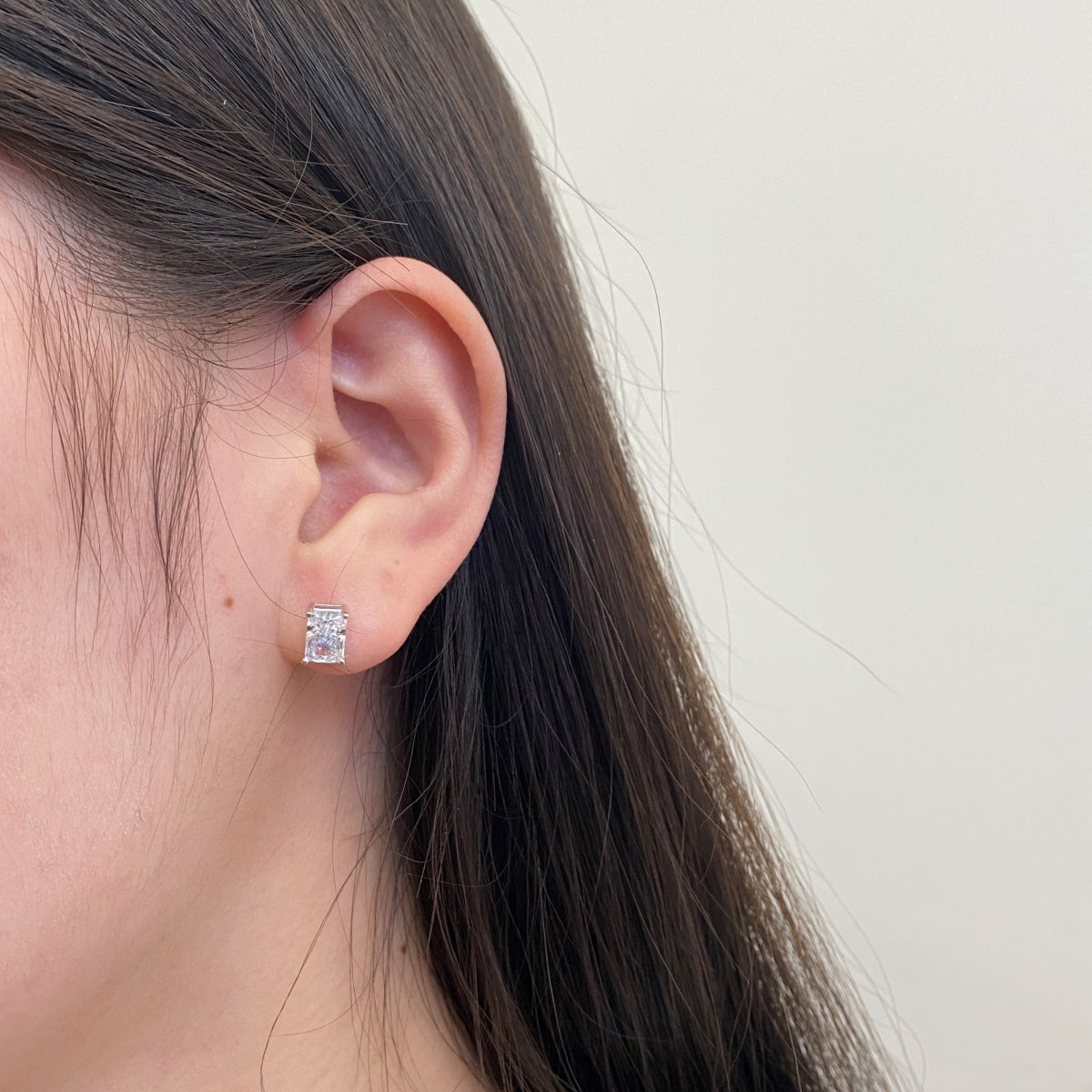 [Violet JW]Radiant Luxurious Princess Cut Daily Earrings