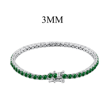 [Violet JW]Radiant Colorful Round Cut Party Bracelet