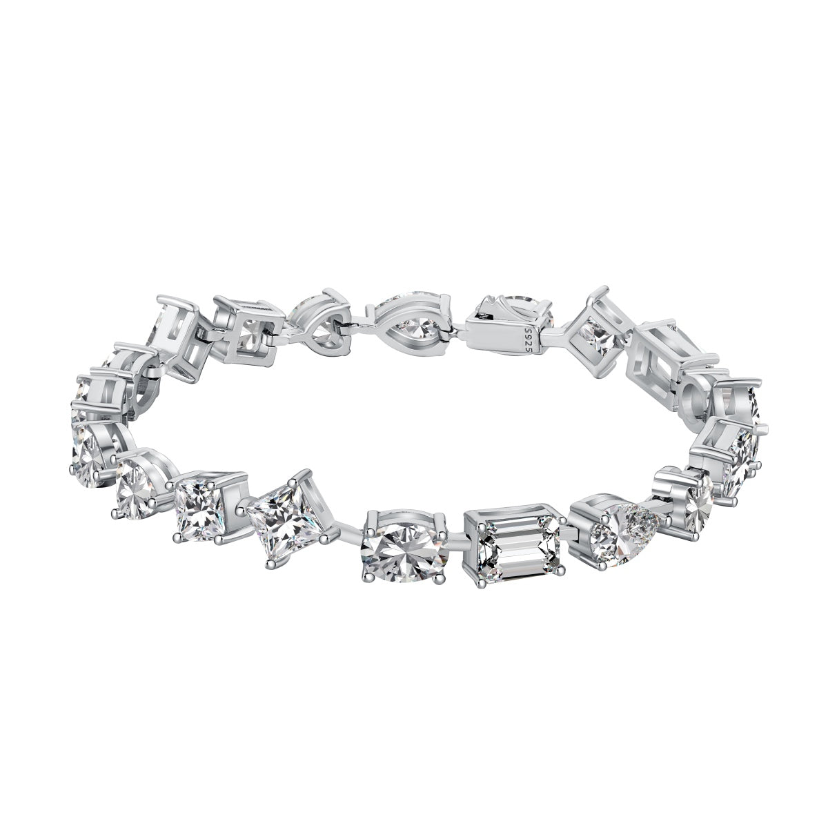 [Violet JW]Unique Exquisite Multi Cut Daily Bracelet