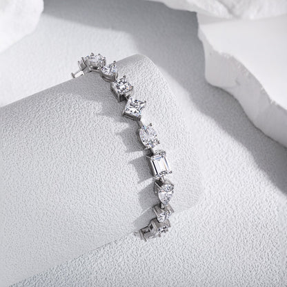 [Violet JW]Unique Exquisite Multi Cut Daily Bracelet
