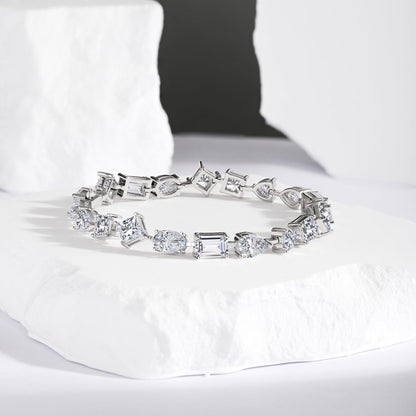 [Violet JW]Unique Exquisite Multi Cut Daily Bracelet