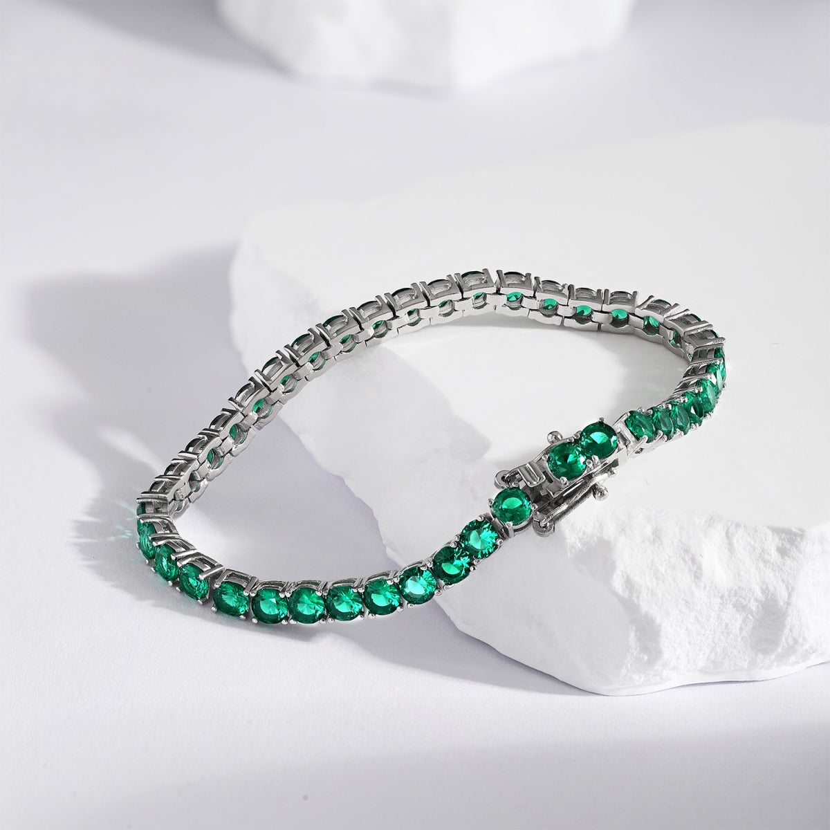 [Baslove] Strahlend buntes Party-Armband im Rundschliff