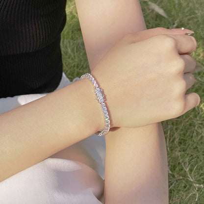 [Baslove] Strahlend buntes Party-Armband im Rundschliff
