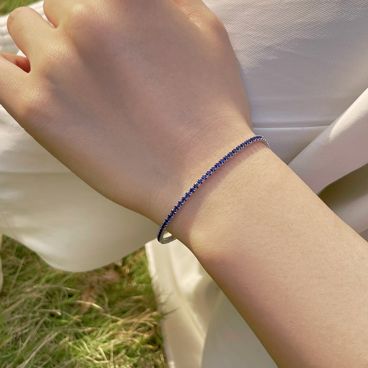 [Violet JW]Radiant Colorful Round Cut Party Bracelet