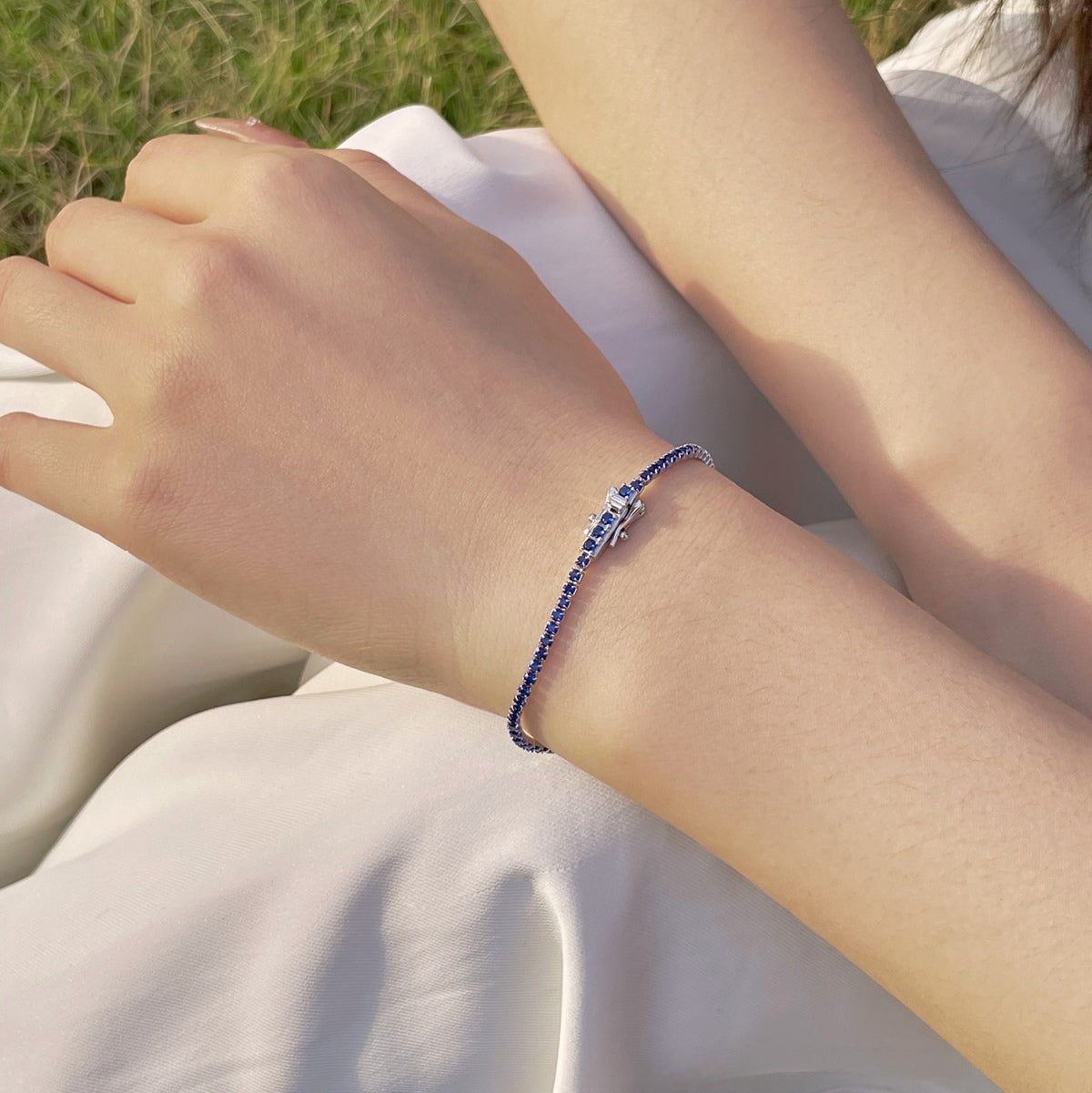 [Violet JW]Radiant Colorful Round Cut Party Bracelet