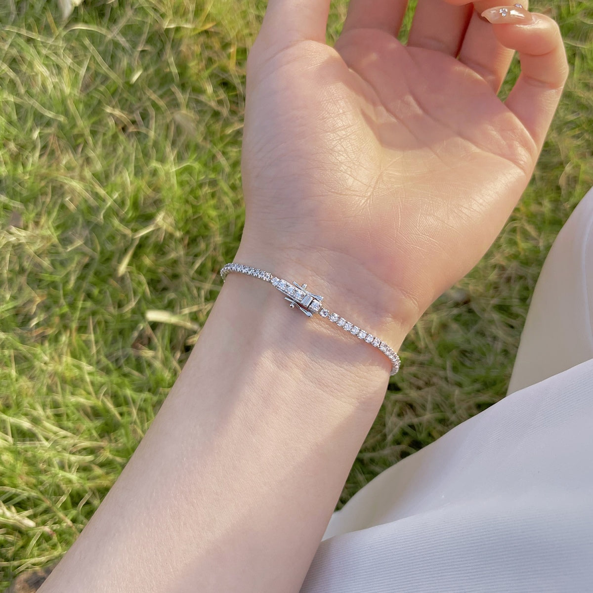 [Violet JW]Radiant Colorful Round Cut Party Bracelet