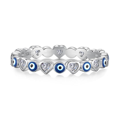 [Violet JW]Radiant Colorful Round Shape Daily Ring