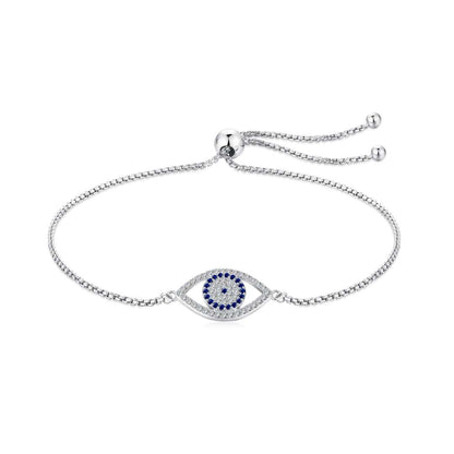 [Violet JW]Dazzling Eye Shape Necklace