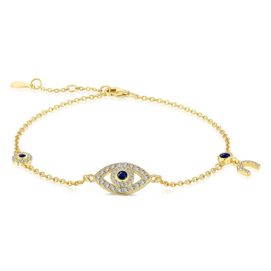 [Violet JW]Dainty Eye Shape Necklace