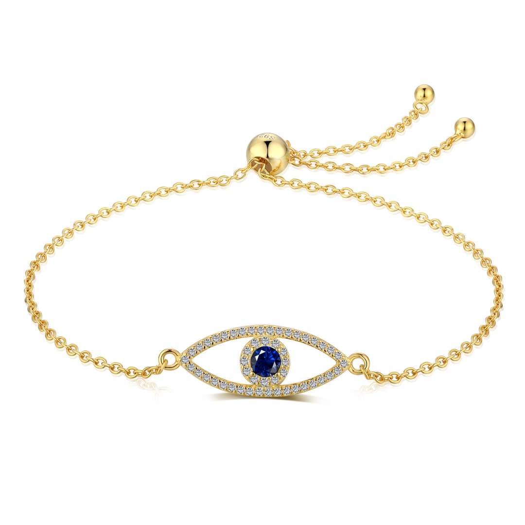 [Violet JW]Devil's Eye Hollow Design Bracelet