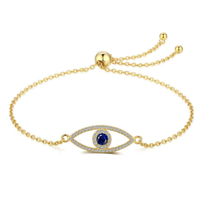 [Violet JW]Devil's Eye Hollow Design Bracelet