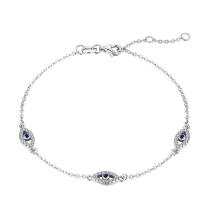 [Violet JW]Evil Eye Shape Pendent Necklace