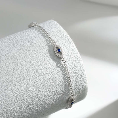 [Violet JW]Evil Eye Shape Pendent Necklace