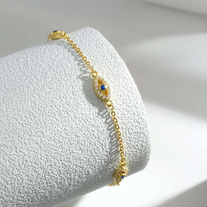 [Violet JW]Evil Eye Shape Pendent Necklace