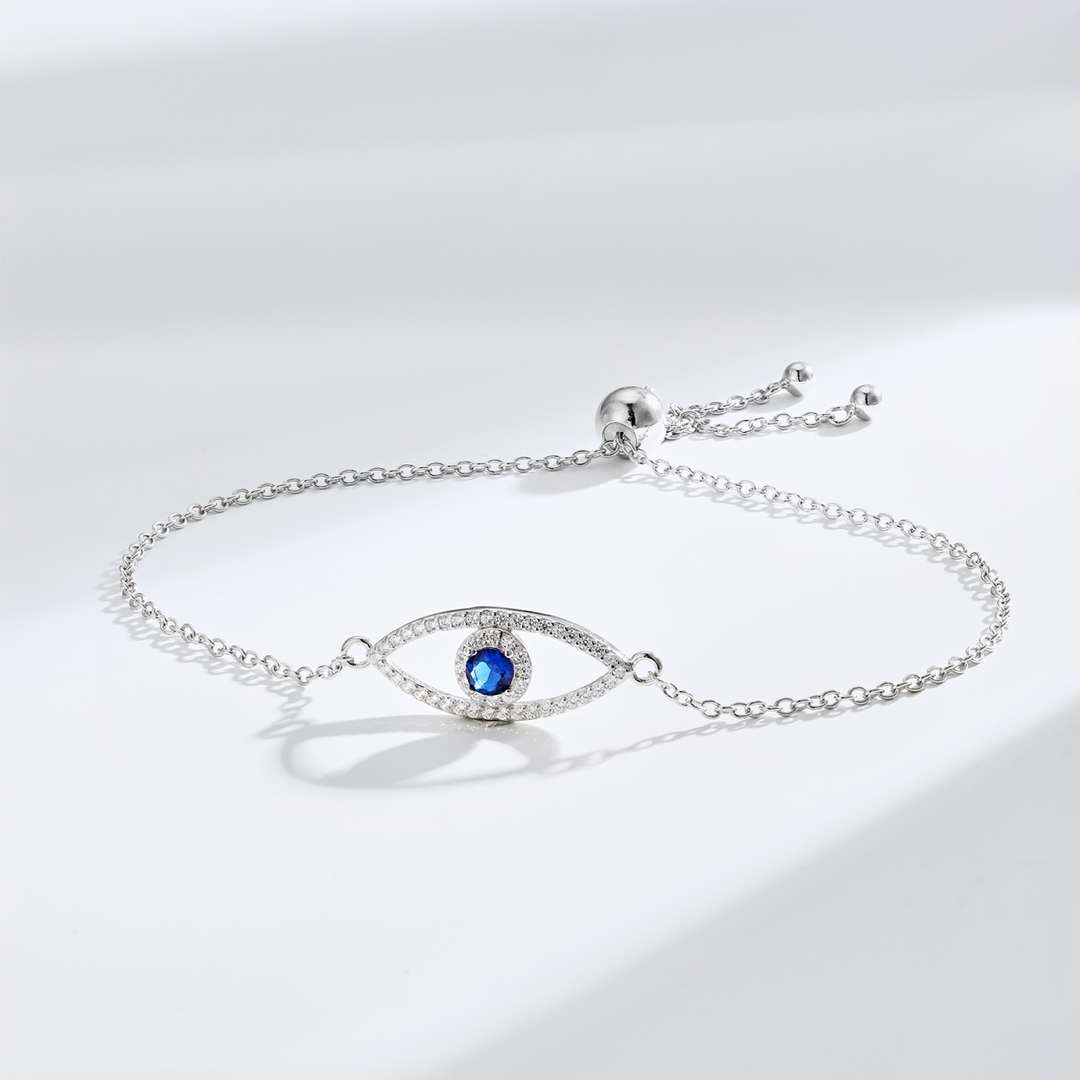 [Violet JW]Devil's Eye Hollow Design Bracelet