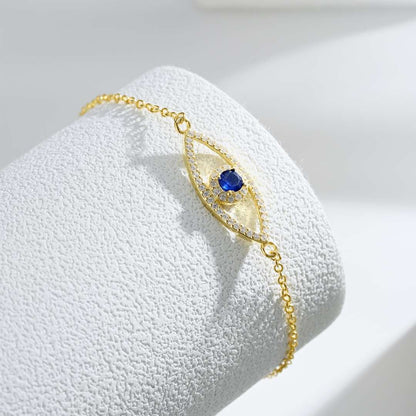 [Violet JW]Devil's Eye Hollow Design Bracelet
