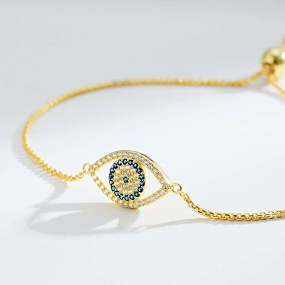 [Violet JW]Dazzling Eye Shape Necklace