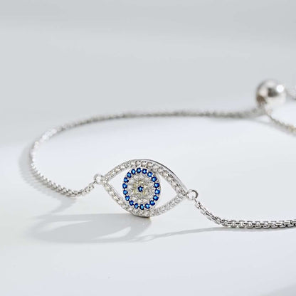 [Violet JW]Dazzling Eye Shape Necklace
