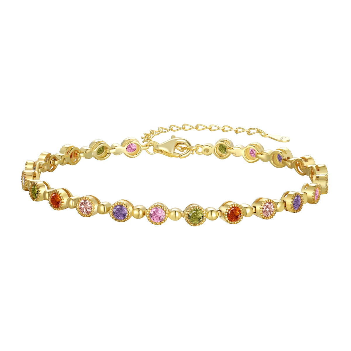 [Violet JW]Sparkling Exquisite Round Cut Party Bracelet