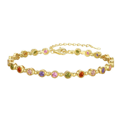 [Violet JW]Sparkling Exquisite Round Cut Party Bracelet