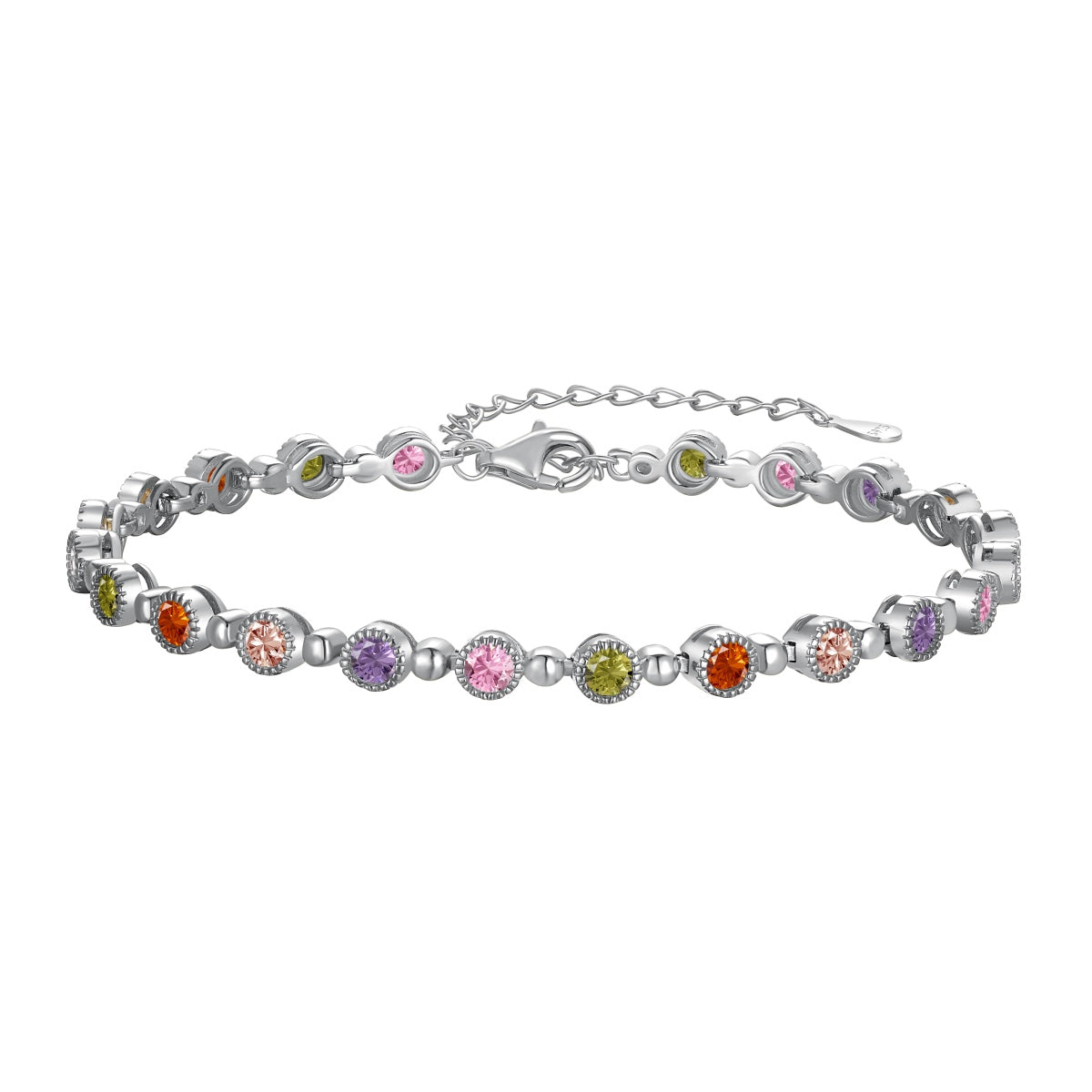 [Violet JW]Sparkling Exquisite Round Cut Party Bracelet