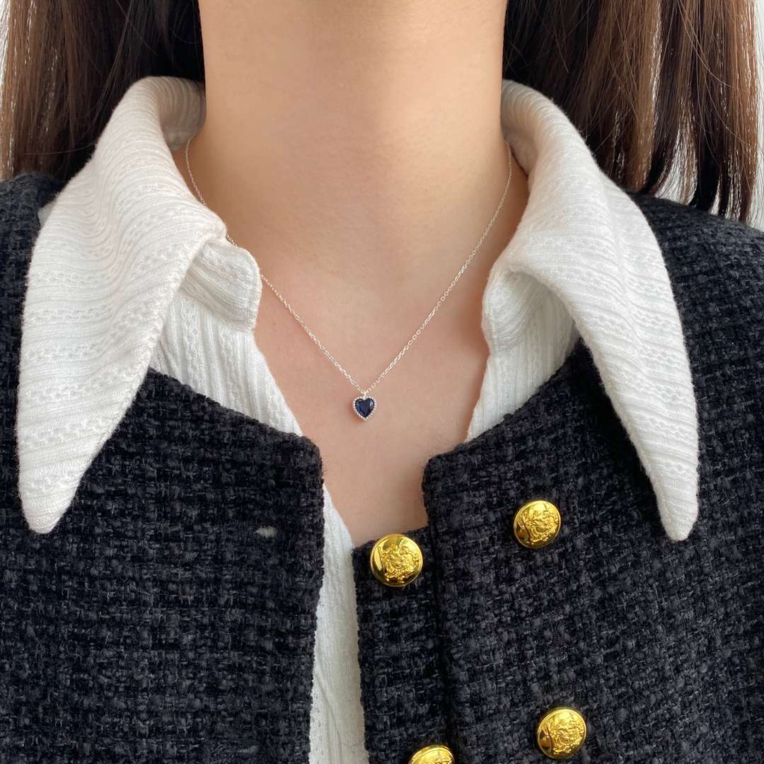 [Violet JW]Ornate Heart Shape Necklace