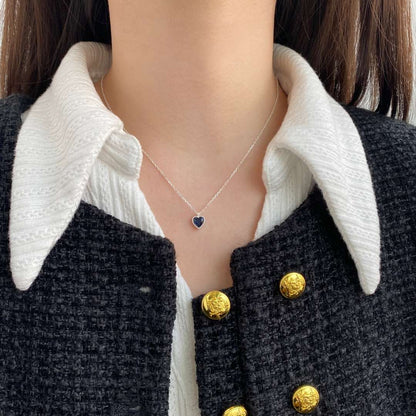 [Violet JW]Ornate Heart Shape Necklace