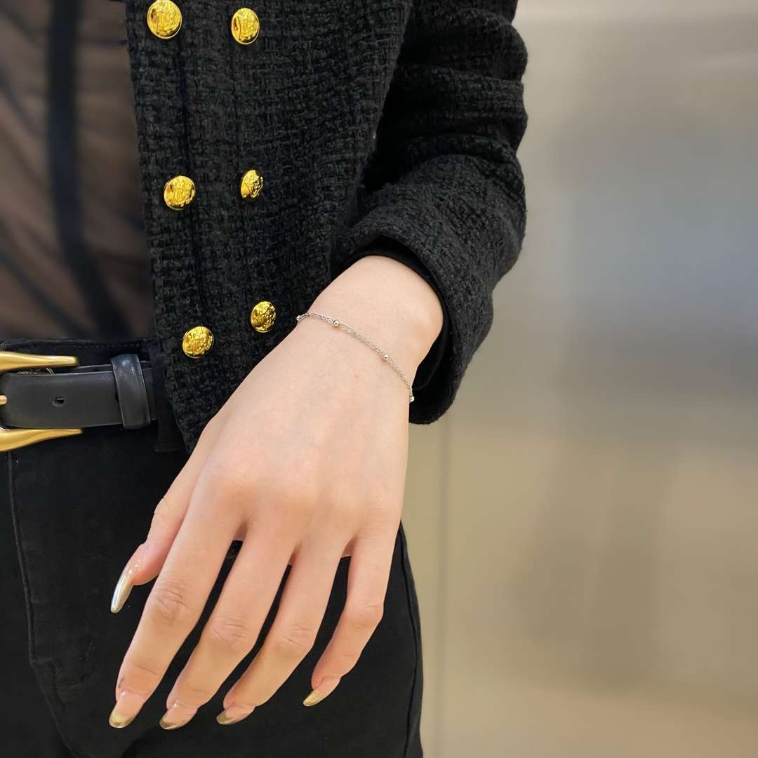 [Baslove] Zartes Perlen-Doppelschicht-Armband
