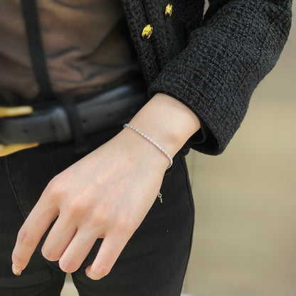 [Violet JW]Elegant Emerald Cut Daily Bracelet