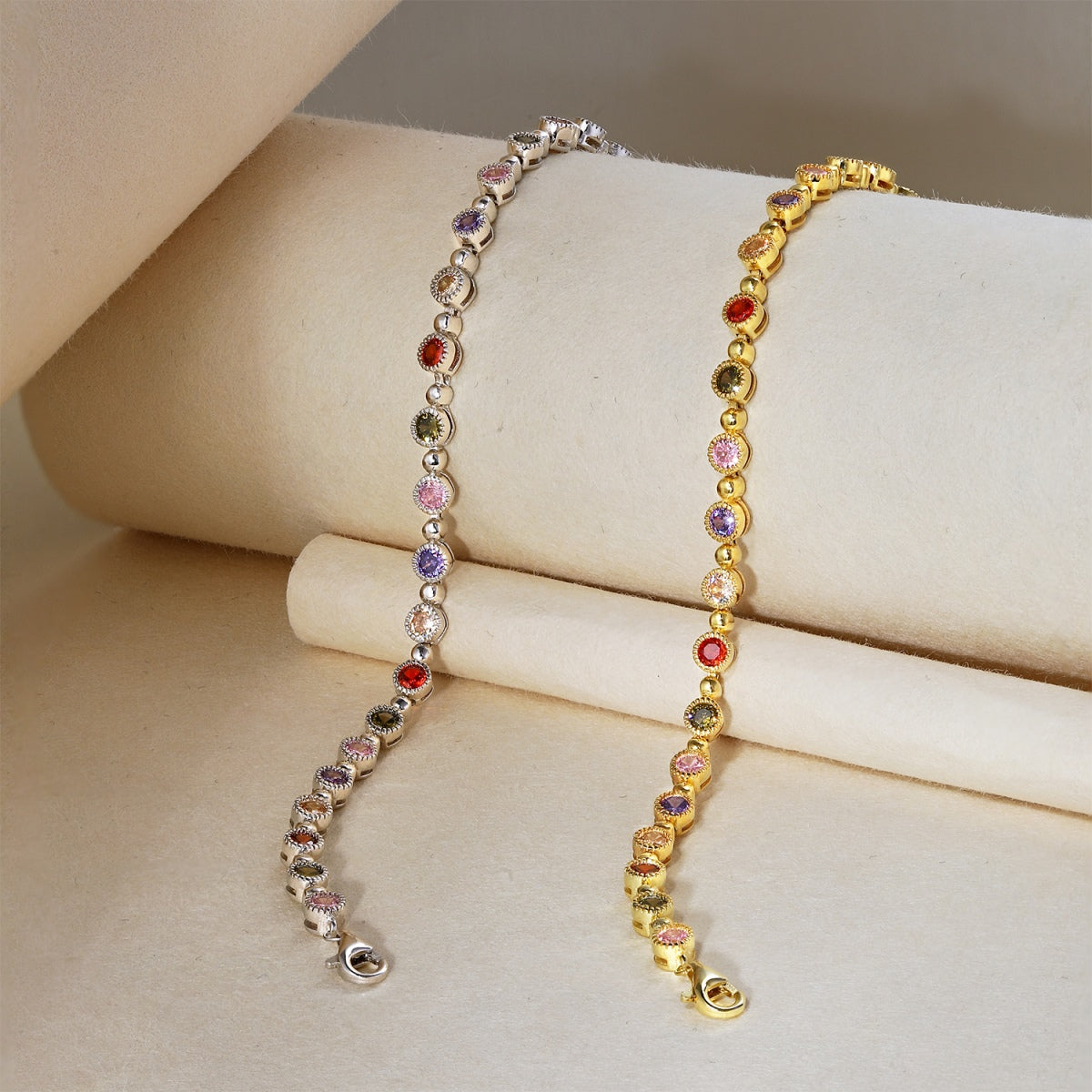 [Violet JW]Sparkling Exquisite Round Cut Party Bracelet
