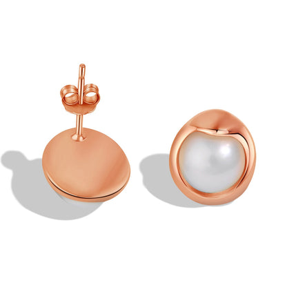 [Violet JW]Dainty Bread Pearl Earrings