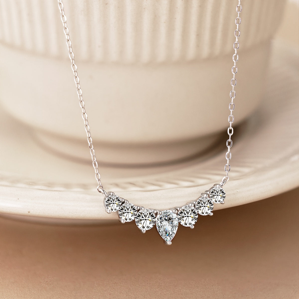 [Violet JW]Dainty Colorful Heart Necklace