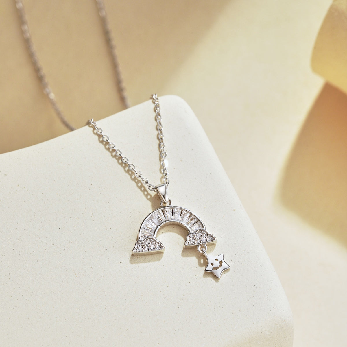 [Violet JW]Unique Rainbow Star Necklace