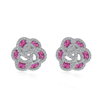 [Violet JW]Exquisite Flower Shape Daily Earrings