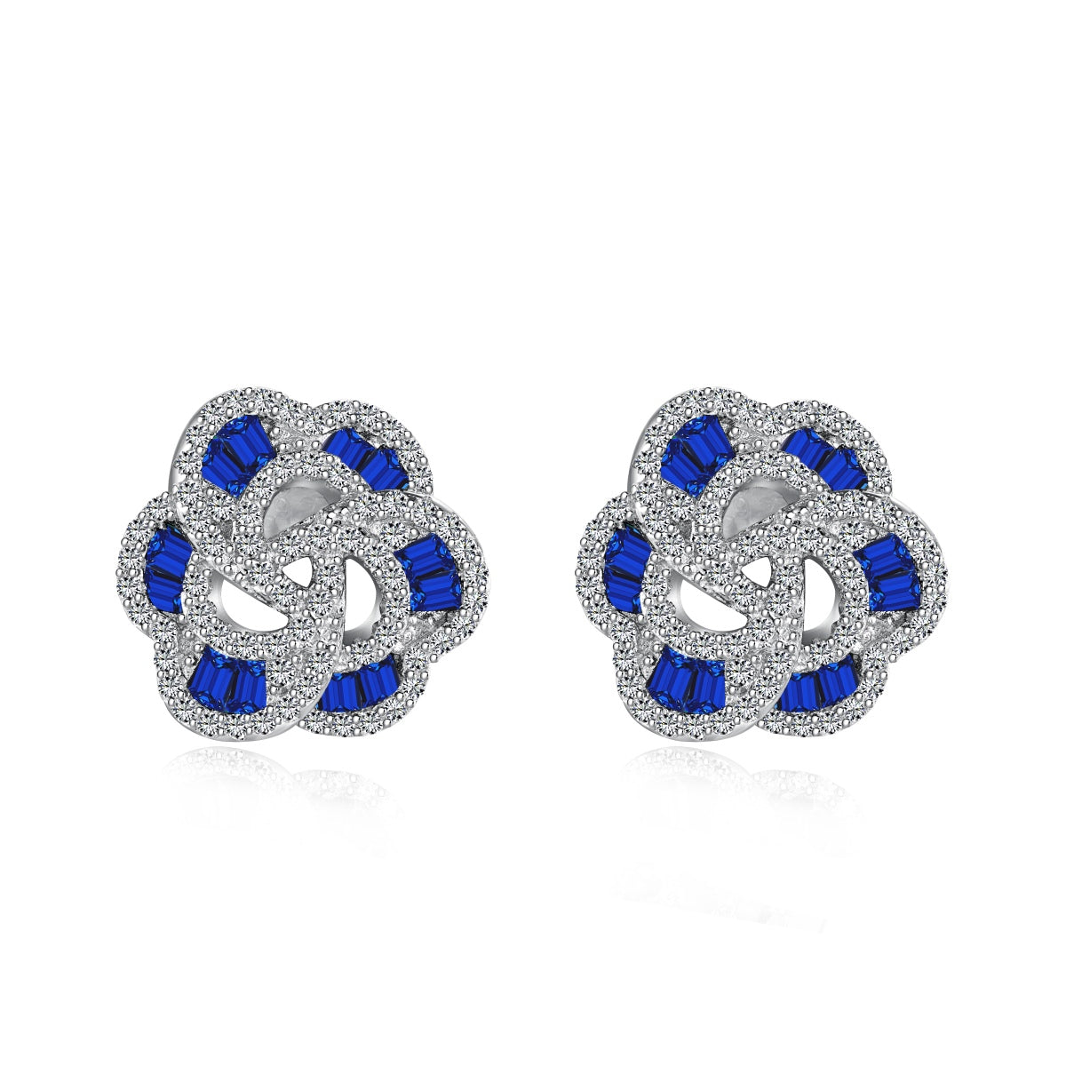[Violet JW]Exquisite Flower Shape Daily Earrings