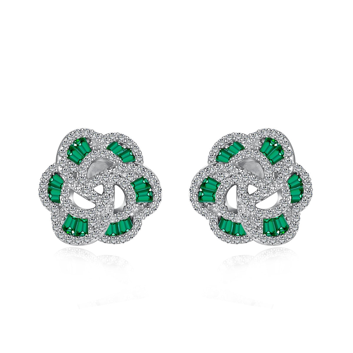 [Violet JW]Exquisite Flower Shape Daily Earrings