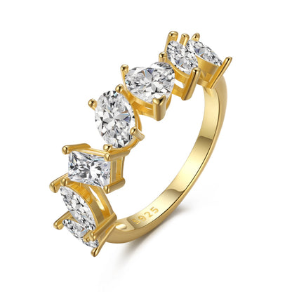 [Violet JW]Delicate Multi Cut Ring