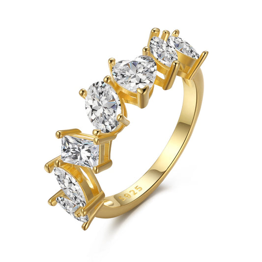 [Violet JW]Delicate Multi Cut Ring