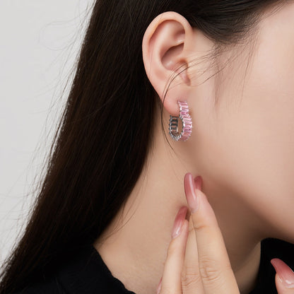 [Violet JW]Radiant Heart Cutout Earrings