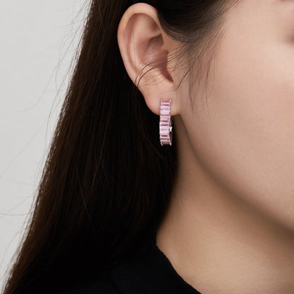 [Violet JW]Radiant Heart Cutout Earrings