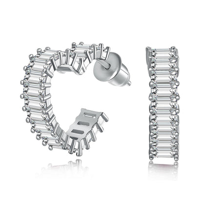 [Violet JW]Radiant Heart Cutout Earrings
