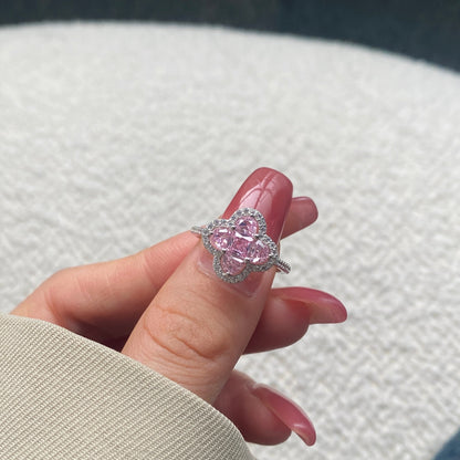 [Violet JW]Luxurious Eternity Flower Shape Banquet Ring