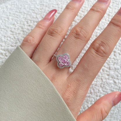 [Violet JW]Luxurious Eternity Flower Shape Banquet Ring