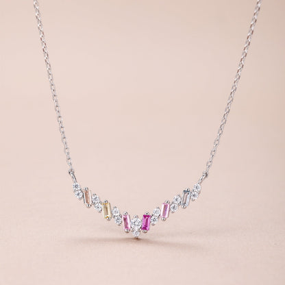 [Violet JW]Dazzling Rainbow Necklace