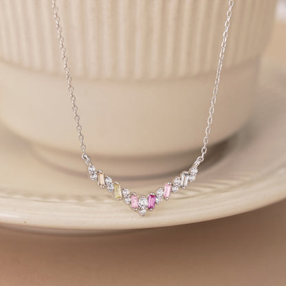 [Violet JW]Dazzling Rainbow Necklace