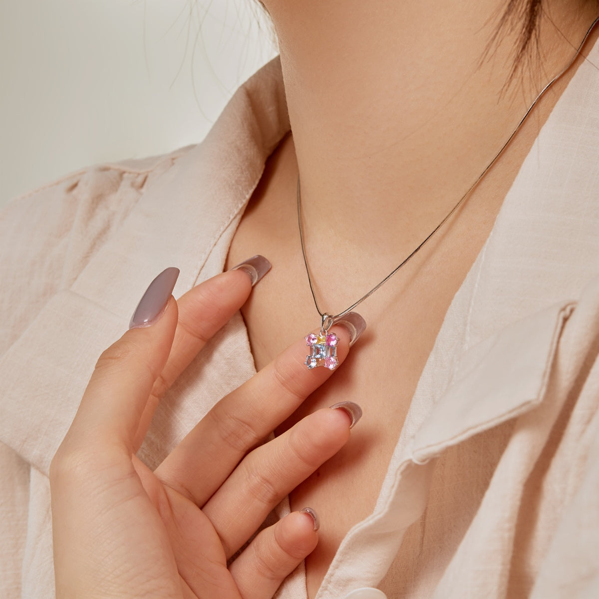 [Violet JW]Gorgeous Multi Colorful Necklace