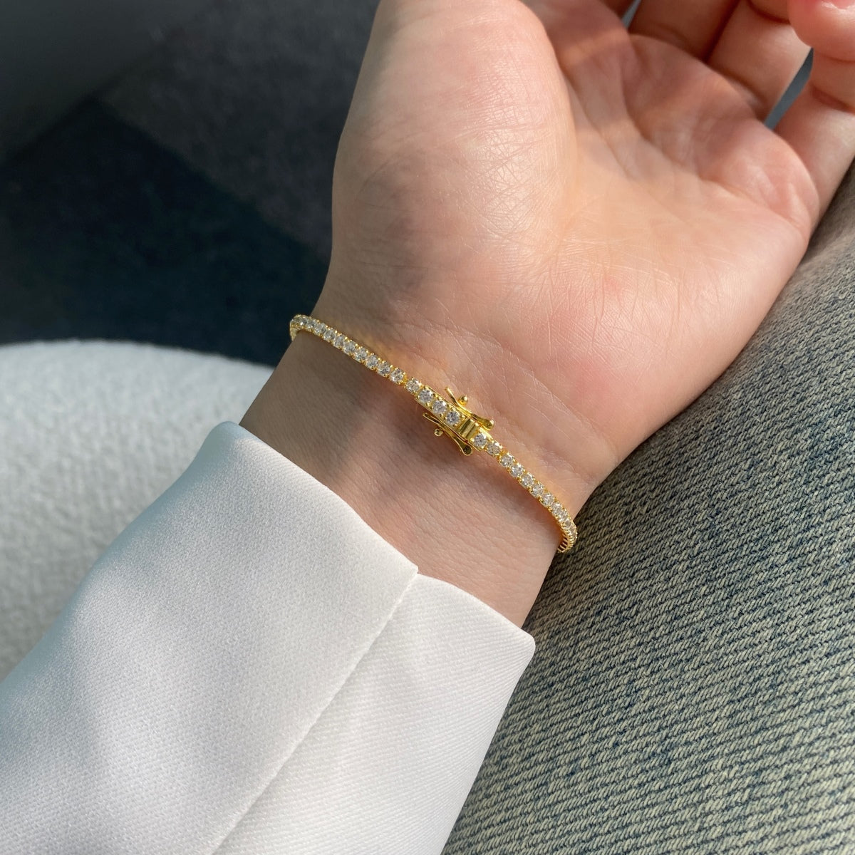 [Violet JW]Radiant Colorful Round Cut Party Bracelet